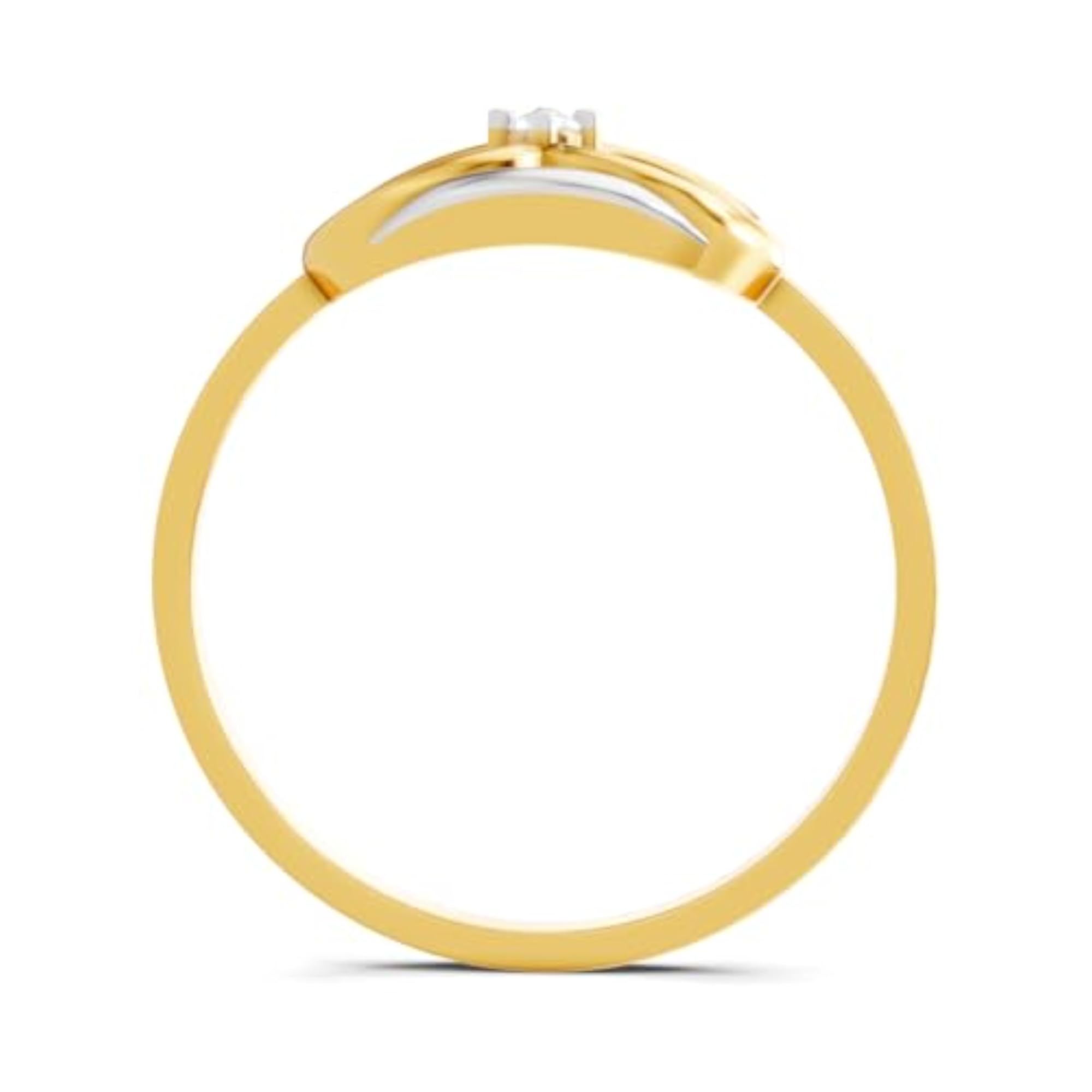 Women's Lab Grown Diamond Ring, 0.02ct 925 Silver